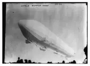 Zeppelin Passenger airplane c1900 Large Old Photo