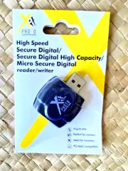 Xit Photo High Speed Secure Digital USB/SDHC/Micro SD Card Reader/Writer NOS