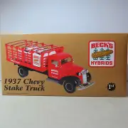 First Gear Beck's Hybrids 1937 Chevy Stake Box Truck 1/34 BH-18-2600-B