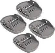 Caravan Jack Pad, 4Pcs Heavy Duty Jack Pads Set Load Dispersion, Prevent Sinking, Proof, Practical Accessories for Caravan RV