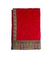 Rectangular beach towel One size Red