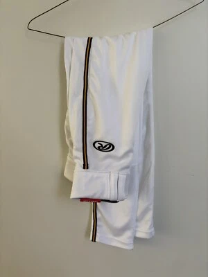 NEW Rawlings Baseball Pants Mens Small White With Striped Sides NWT