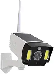 Solar Motion Sensor Light,Dummy Camera Waterproof Fake Camera Outdoor Indoor Street Spotlight Lamp Garden Wall Lamp,COB