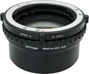 XPIMAGE 0.8X Optical Focal Reducer Lens Mount Adapter Ring for Pentax 645 Lens to Hasselblad X System XCD Camera