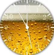 Cold Beer Frameless Borderless Wall Clock For Gifts or Home Decor E113