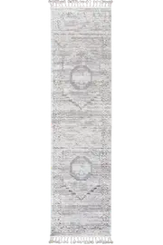 Amsterdam Fringed Rug - 103 Beige Runner by Cyrus Rugs