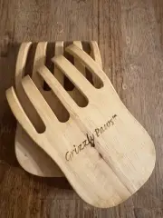 Salad Servers Wood Bear Claws Salad Mixers Serving Grizzly Paws Serving Utensils