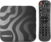 Android TV Box 10.0,T95 MAX Smart TV Box 4GB 64GB H618 CPU Support 2.4G 5.8G WiFi Bluetooth 5.0 LAN 3D 6K Video Android TV Player Google Mini PC Set Top TV Box,1gb+8gb
