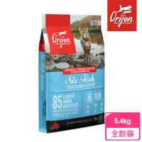 在飛比找momo購物網優惠-VIP【Orijen】六種鮮魚貓無穀配方5.4KG(六種鮮魚