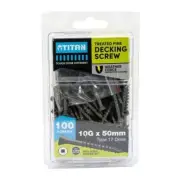 Titan 10G x 50mm Weather Force Deck Treated Pine Screw Qty 100