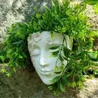 Funny Face Sculpture Planter Face Planter Pot Indoor Outdoor Garden