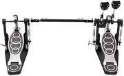 Double Bass Drum Pedals Double Chain Drum Pedal Professional Drum Foot Kick Firm Grip Stable Powerful Zinc Aluminum for Drum Set and Electronic Drums for Drum Lovers