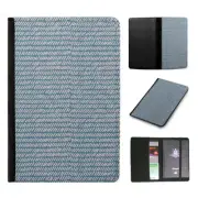 PASSPORT ITINERARY ORGANIZER|GREEN SCRIBBLE LINE PATTERN