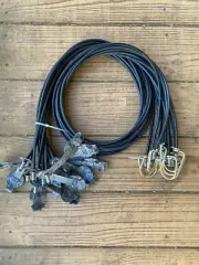 DOZEN - Rooster Tie Cords - 7FT Long - FLEXIBLE CORD + LONG NEOPRENE HITCH