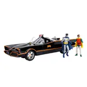 Jada 1:18 Scale Batman TV Batmobile Diecast Vehicle With Batman & Robin Figures