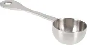 OKUMEYR Measuring Spoon for Kitchen Stainless Steel Set of 4 Spoons for Baking Tea Coffee Milk Salt Sugar and Easy to Clean