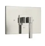 RESTORATION HARDWARE Modern BP Leaver Handle Shower Valve Trim Set Chrome NEW