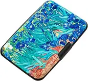 [Kaabao] Credit Card Holder Small RFID Blocking Wallet Business Metal Slim Mini Aluminum Hard Case for Women Men, Lrises, small, Classic