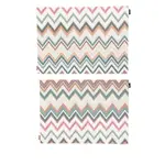 [Missoni Home] Missoni Home Zig-zag Placemats (set Of Two) ONE SIZE NEUTRALS/BLUE