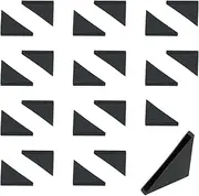 DGZZI 22PCS Triangle Corner Protector Edge Protector Triangle Glass Table Corner Protector Black Glass Corner Protector Packaging Impact Protection Corner Suitable for Glass Ceramic Wood and Steel