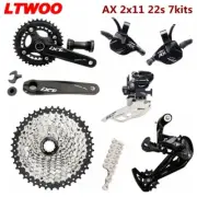 LTWOO MTB 2x11 Speed Bike Groupset Bicycle Component 11-36/42/46/50/52T Cassette