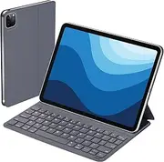 [Rimposky] iPad Keyboard Case for Apple iPad Air 11'' 2024 (M2), Ultra Slim Folio Magic Keyboard Case for iPad Pro 11'' 4th/3rd/2nd/1st, iPad Air 5th/4th Gen 10.9'' Keyboard Case, 365 Days Battery Life