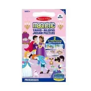 Melissa & Doug Take-Along Magnetic Jigsaw Puzzles Travel Toy Princesses, 1 EA