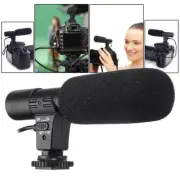 3.5mm DV Stereo Microphone Mic For Nikon D7000 D300s D5100 D5300 D3300 D3200 d