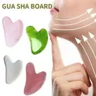 Rose Quartz Jade Roller & Gua Sha Face Body Therapy Massager Stones New 5 . QXG