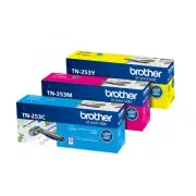 3X Genuine Brother TN-253C TN-253Y TN-253M TN253 Toner for L3230CDW L3510CDW