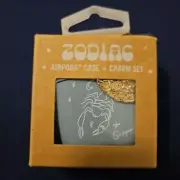 Brand New Urban Outfitters Zodiac Airpods Case + Charm Set ✨️ Blue Scorpio ♏️