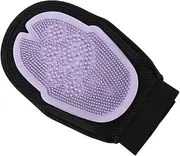 Pet Grooming Glove - Hair Remover Mitt | Deshedding Brush Glove | Rubber Massage Grooming Comb, Adjustable Ring Handle Glove, Washing Gloves For Wet Dry Pets