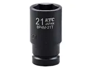 KTC BP4M-17T, 1/2in Sq. Impact Socket (Semi-Deep Thin), 17mm