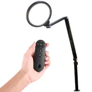 NEEWER 18W 7" Ring Light w/Stand & C-Clamp, for Streaming/Makeup/Selfie, R18D
