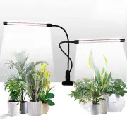 Ghodec Grow Light,Sunlight White 50W 84 LED Dual Head Clip Plant Lights for I...