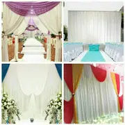 Backdrop Only Without Swag 6x3 Adjustable Wedding Backdrop Stand Portable Pipe and Drape Backdrop Frame Kit