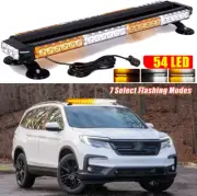 54 LED Strobe Light Bar Rooftop Double Side Emergency Warning For Honda Pilot