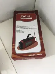 Running Snail Multi-Purpose Crank Solar Survival Radio w/ Alarm Flashlight USB