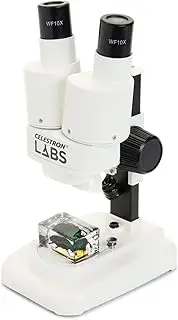 [Celestron] S20 Stereo Microscope with 20x Power, 10x Eyepieces