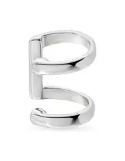 [SALLY SKOUFIS] Alchemy Duo Ear Cuff in Silver
