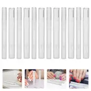 12 Pcs Empty Nail Polish Bottle Cuticle Oil Pens Lip Gloss Tubes