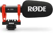 RØDE VideoMic GO II Ultra-Compact and Lightweight Shotgun Microphone with USB Audio for Filmmaking, Content Creation, and Location Recording
