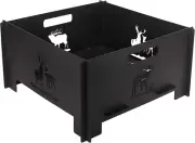 Portable Plug Fire Pit 15.8 In Collapsible Firepits outside Wood Burning Folding