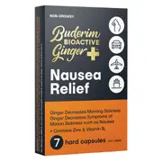 [Buderim Ginger] Buderim BioActive Ginger+ Nausea Relief 7 Capsules