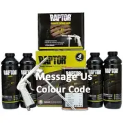 U-Pol Raptor Tintable (Choose Your Colour) Protective Bed Liner Kit 4L + Schutz