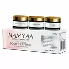 Namyaa Solid Natural Body Perfume Sensitive Areas Pack of 3 For Women 15gm