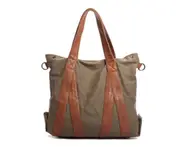 Vintage Canvas Shoulder Bag Tote Bag Hobo Shopper Duffel Bag