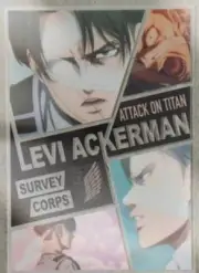 Ichiban Lottery Attack on Titan Ground Ringing Clear Poster Captain Levi 7