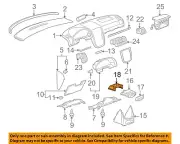 GM OEM Instrument Panel Dash-Track 15119265