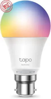 TP-Link Tapo L530B Smart Bulb – B22, Multicolour, Wi-Fi, 60W Eq, No Hub